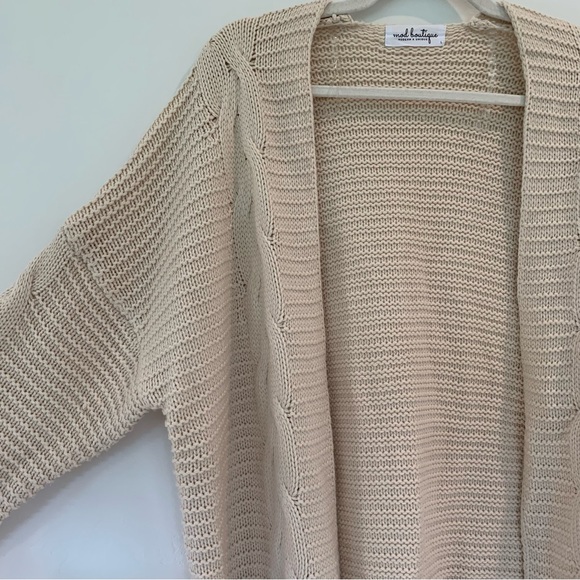Open Knit Cardigan - Picture 2 of 5